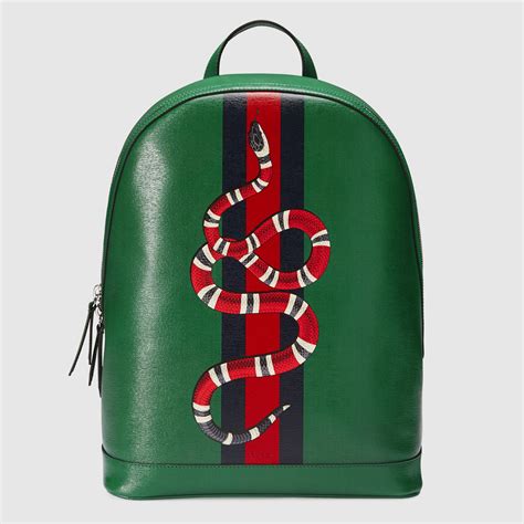 gucci snake backpack